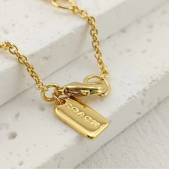 Coach Gold Snoopy Necklace with Star Charm - Picture 3 of 7